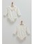 Cute Rabbıt Anvelop Uzun Kol Ikili Body - Caramell - BK1481 - Ekru - 3 - 6 Ay - BK1481-EKRU-3 - 6 Ay Ekru 1