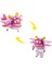 Harika Kanatlar Dönüşen Ellie 12 cm | Orijinal Super Wings Transforming Figür | Uçaktan Robota Dönüşen Oyuncak 2