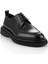 Siyah Hakiki Deri Erkek Klasik Ayakkabı E01901660141 2