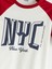 Yeni Sezon Bisiklet Yaka New York Baskılı Erkek Çocuk Tişört 3