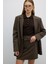 Çift Düğmeli Blazer Ceket Kahve K2616003_005 1