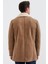 Nolan Regular Fit Içi Kürklü Düğmeli Katli Yaka Yandan Cepli Klasik Kahverengi Süet Mont 4