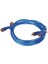 2 Rca + 2 Rca 1.6 Metre Mavi Şeffaf Kablo (10'lu Paket) 1