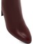 Kadın Bordo Fermuarlı Kalın Yüksek Topuklu Deri Bot 25WFD131418 10