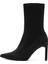 Kadın Siyah Streç Ince Topuklu Bot 25AFD40026F 4