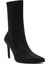 Kadın Siyah Streç Ince Topuklu Bot 25AFD40026F 8