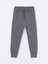 Yeni Sezon Beli Lastikli Erkek Çocuk Kalın Jogger Eşofman Altı 1