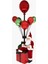 Balonlu Noel Baba Dekor 110CM 2