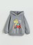 Yeni Sezon Kapüşonlu Baskılı Erkek Çocuk Sweatshirt 1