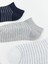 Yeni Sezon Çizgili Erkek Çocuk Patik Çorap 5'li 2
