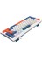 Kb-75 Smooth Beyaz/mavi/turuncu Rgb Q Membrane Oyuncu Klavyesi 2