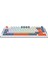 Kb-75 Smooth Beyaz/mavi/turuncu Rgb Q Membrane Oyuncu Klavyesi 3
