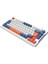 Kb-75 Smooth Beyaz/mavi/turuncu Rgb Q Membrane Oyuncu Klavyesi 4