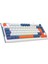 Kb-75 Smooth Beyaz/mavi/turuncu Rgb Q Membrane Oyuncu Klavyesi 5