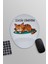 Sensin Günaydın Komik Eğlenceli Baskılı Oval Bilek Destekli Mousepad 1