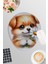 Sevimli Hayvanlar No:2 Baskılı Oyuncu Gaming Oval Bilek Destekli Mousepad 1