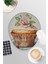 Vintage Muffin Baskılı Oyuncu Gaming Oval Bilek Destekli Mousepad 1
