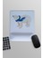 Atkılı Kutup Ayısı Eğlenceli Baskılı Dikdörtgen Bilek Destekli Mousepad 1