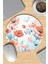 Renkli Çiçekler No:14 Baskılı Yuvarlak Gaming Mousepad 1