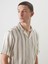 Yeni Sezon Regular Fit Kısa Kollu Çizgili Erkek Gömlek 1