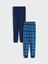 Yeni Sezon Beli Lastikli Erkek Çocuk Pijama Alt 2'li 1