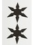 2 Adet Ninja Yıldızı Star Shuriken Spinner Fidget Stres Çarkı 1