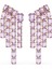 5720837 Swarovski Küpe Mıllenıa:ce Chndl Vıol/gos 1
