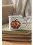 Boho Fall Pumpkin Floral Baskılı Enamel Görünümlü Seramik Vintage Kupa Bardak 1