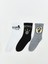 Yeni Sezon Desenli Erkek Çocuk Soket Çorap 3'lü 1
