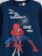 Yeni Sezon Bisiklet Yaka Spider-Man Baskılı Erkek Çocuk Pijama Üstü 2