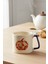 Boho Fall Pumpkin Floral Baskılı Lacivert D Kulplu Kupa Bardak 1