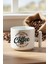 First I Drınk The Coffee Baskılı Hediyelik T Kulplu Latte Fincanı Kupa Bardak 1