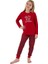 Kız Çocuk Kırmızı Uzun Kollu Pijama Takımı 3514-G 1