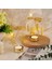 Altın Renkli Dönebilen Metal Tealight Mumluk – Kar Tanesi ve Noel Figürlü Dekoratif Mumluk 4