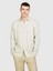%100 Keten Regular Fit Gömlek Erkek Bej Gömlek - 325P5BKUSQ029 4