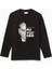 Uzun Kollu Cumhuriyet Varsa Bu Yüz'den Atatürk ve 29 Ekim Baskılı Çocuk T-Shirt 1
