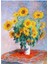 Bouquet Of Sunflowers By Claude Monet 120 , 255 , 500 , 1000 Parça Ahşap (Mdf) Puzzle Yapboz 1