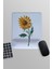 Ayçiçeği Baskılı Dikdörtgen Bilek Destekli Mousepad 1