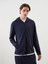Yeni Sezon Kapüşonlu Uzun Kollu Erkek Fermuarlı Sweatshirt 1