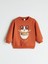 Yeni Sezon Bisiklet Yaka Baskılı Erkek Çocuk Sweatshirt 1