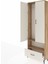 Arges Dolap 2 Raflı Tek Çekmeceli Tek Askılı 88X30X243 Çam-Aytaşı 4