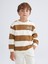 Yeni Sezon Bisiklet Yaka Baskılı Erkek Çocuk Sweatshirt 1