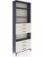 Arges Dolap 4 Raflı 6 Çekmeceli 88X30X243 Antrasit-Aytaşı 2