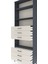 Arges Dolap 4 Raflı 6 Çekmeceli 88X30X243 Antrasit-Aytaşı 5
