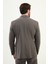 Düz Slim Fit Geniş Yaka Kruvaze Erkek Takım Elbise 5