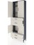 Arges Dolap 4 Raflı 4 Çekmeceli 4 Kapaklı 88X30X243 Antrasit-Aytaşı 4