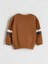 Yeni Sezon Bisiklet Yaka Baskılı Uzun Kollu Erkek Bebek Sweatshirt 4