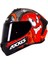 Axxıs Draken Garglen Mat Siyah-Kırmızı Fullface Kask (Siyah+Şeffaf Camlı) 1