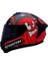 Axxıs Draken Garglen Mat Siyah-Kırmızı Fullface Kask (Siyah+Şeffaf Camlı) 2