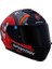 Axxıs Draken Garglen Mat Siyah-Kırmızı Fullface Kask (Siyah+Şeffaf Camlı) 3